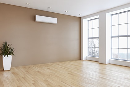 Moderner Raum mit Klimaanlage